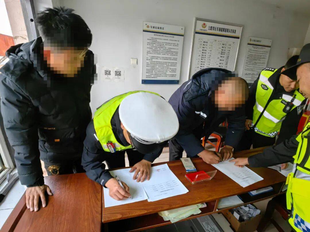青城交警精准打击,5台“百吨王”被查获